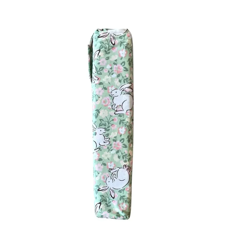 Cath Kidston london JUMPING BUNNIES GREEN Floral 4pc FULL Sheet Set NEW
